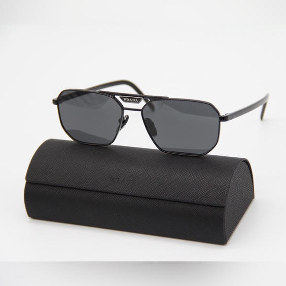 Prada Other - NEW PRADA PR58YS 1AB5S0 SUNGLASSES PRADA SPR 58Y BLACK UNISEX EYEWEAR PR 58YS